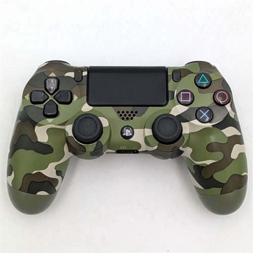 Dual Shock 4 Wireless Controller - Green Camouflage - PS4 Tilbehør (B Grade) (Genbrug)